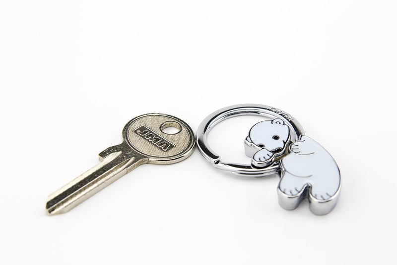 Troika Keychain with Polar Bear Baby Charm (KR8-03/WH) - Image 5